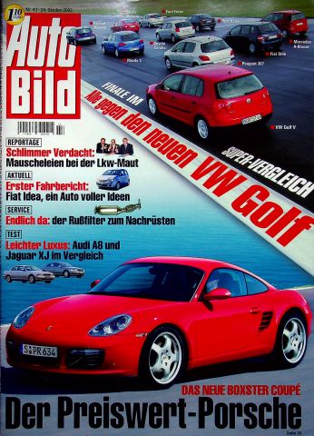 Deckblatt Auto Bild (43/2003)